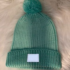 Under armor turquoise beanie